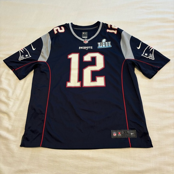 Nike New England Patriots Tom Brady Super Bowl Jersey - Picture 1 of 10